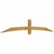 Ekena Millwork Bellingham Rough Sawn Timber Gable Bracket, Western Red Cedar, 96"W x 16"H x 2"D x 4"F, 4/12 Pitch GBW096X16X0204BEL00RWR - alternate 2